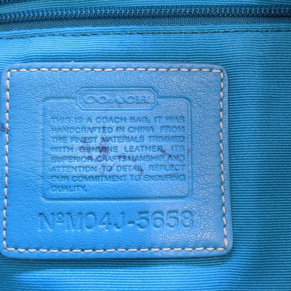 Authentic Coach Multi-Color C Hobo Handbag - Picture 4 of 6